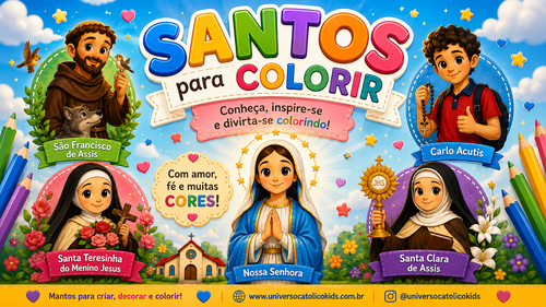 Santos para colorir — Colorir