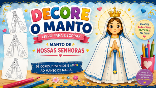 Decore o manto — Nossa Senhora