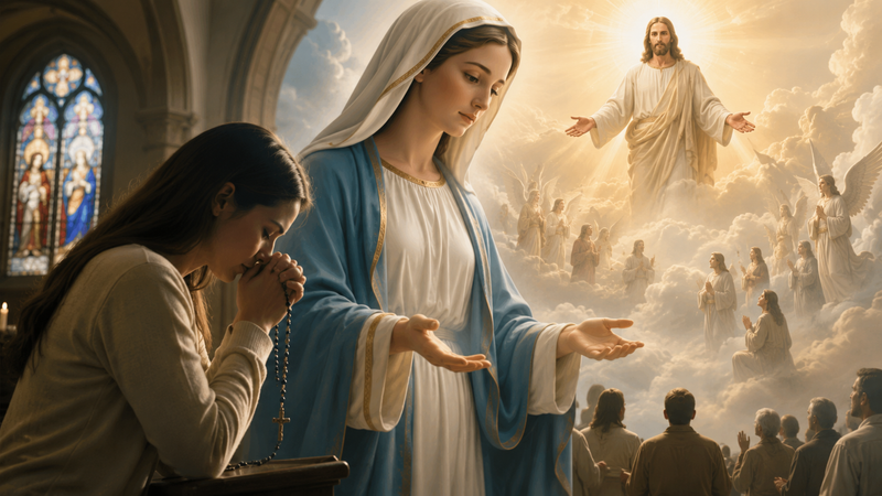 POR QUE OS CATÓLICOS REZAM PARA MARIA?