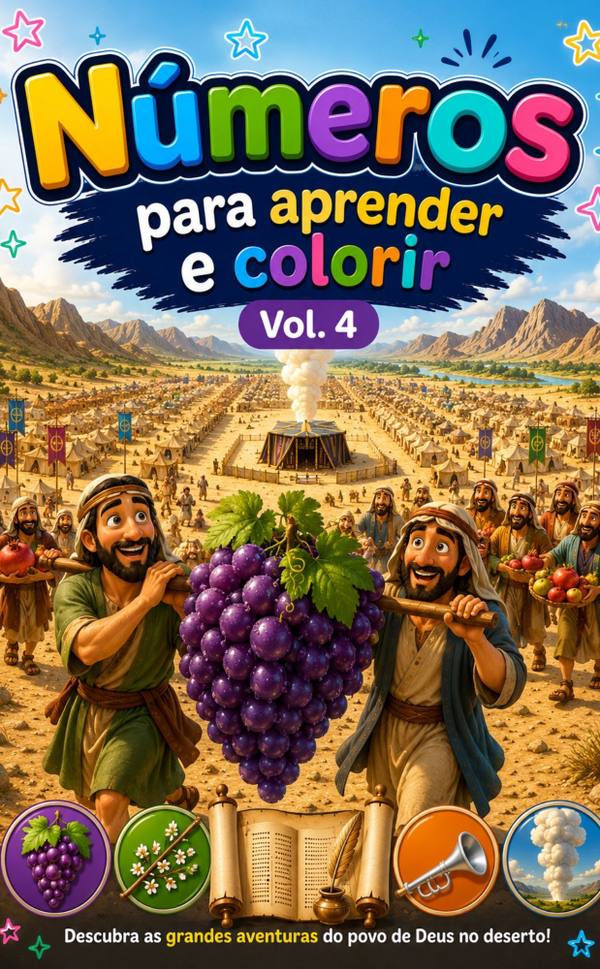 Números para aprender e colorir - livro digital — Livros para colorir