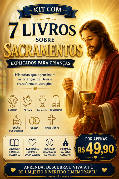Kit dos sete sacramentos - 7 LIVROS DIGITAIS — Sacramentos